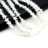 3PCS Natural Freshwater Shells Five-pointed Star Bead DIY Necklace