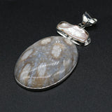 3PCS Shell Grey Egg Pendant for Jewelry Making DIY Necklace Earrings