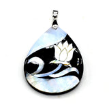 Natural Shell Drop Flower Pendant for Jewelry Making DIY Necklace Accessories