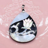 Natural Shell Drop Flower Pendant for Jewelry Making DIY Necklace Accessories