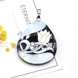 Natural Shell Drop Flower Pendant for Jewelry Making DIY Necklace Accessories