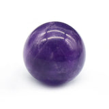 3PCS Amethyst Round Ball 25MM Bead Reiki Healing Decor