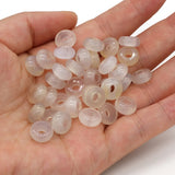 50PC Opal Agate Unakite Malaysian Jade Natural Stone Abacus Hole Beads