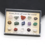 5BOX Natural Stone Rose Quartz Amethyst Irregular Mini Ore Specimen Bead