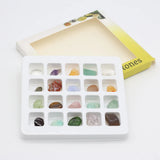 60PCS Natural Stone Ore Specimen Crystal Bead DIY Jewelry Ornament Aqua Deco