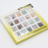 60PCS Natural Stone Ore Specimen Crystal Bead DIY Jewelry Ornament Aqua Deco