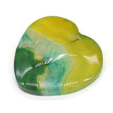 6PCS Natural Agate Love Heart Pendant Stones