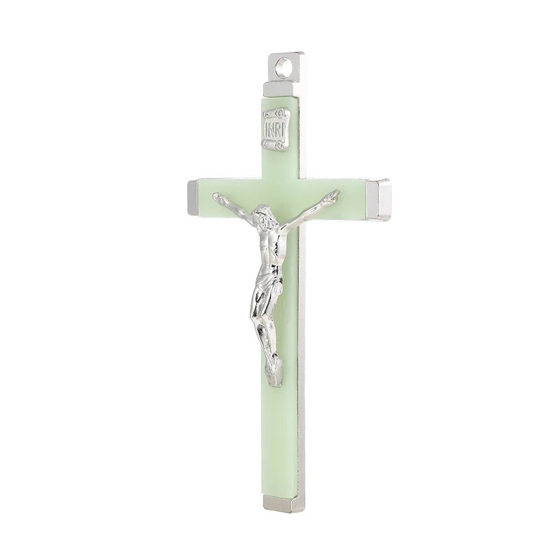 Wholesale Cross Jesus Tag Christmas Zinc Alloy Jewelry Making