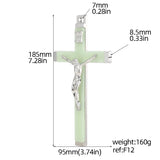 Wholesale Cross Jesus Tag Christmas Zinc Alloy Jewelry Making