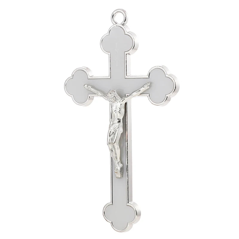 Wholesale Cross Jesus Tag Christmas Zinc Alloy Jewelry Making