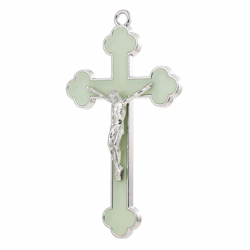 Wholesale Cross Jesus Tag Christmas Zinc Alloy Jewelry Making