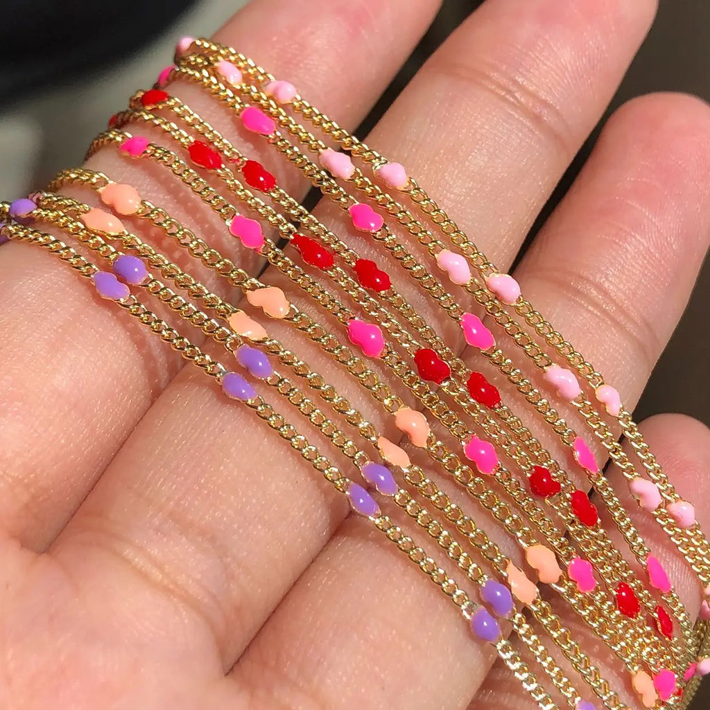 Fashion Heart Stone Beads for DIY Jewelry Making 1M