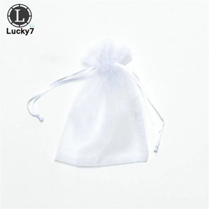 100Pcs Jewelry Wedding Gift Pouch Draw String Candy Birthday Party Bag