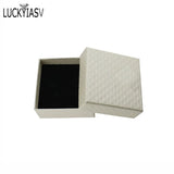 Diamond Textured Jewelry Ring Box - 24pcs/lot
