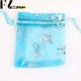 50pcs Organza Bags Drawstring Jewelry Wedding Candy Pouches