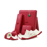 Double Open Jewelry Box PU Leather Wedding Gift Box