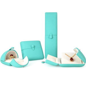 Double Open Jewelry Box PU Leather Wedding Gift Box