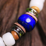 Jade Buddha 108 Beads Prayer Necklace and Bracelet