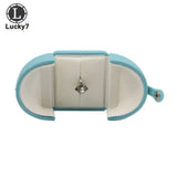 Velvet Ring Box High-Grade Flannel Double Open Jewelry Box
