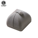 Velvet Ring Box High-Grade Flannel Double Open Jewelry Box