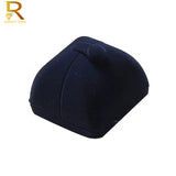 High-Grade Double Button Velvet Ring Box Jewelry Box