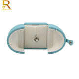 High-Grade Double Button Velvet Ring Box Jewelry Box