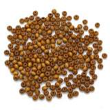 500pc 6X4mm Natural Wood Bead Lentil Abacus Spacer Beads DIY Jewelry Finding