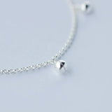 925 Sterling Silver Jingle Bell Anklet Bracelet Charms C-GTLS394