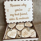 You Are My Birthday Bestie Heart Shaped Keepsake Box Gift