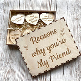 You Are My Birthday Bestie Heart Shaped Keepsake Box Gift