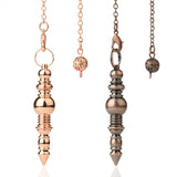 Wicca Copper Pendulum Pendant for Dowsing Divination Meditation