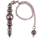 Wicca Copper Pendulum Pendant for Dowsing Divination Meditation