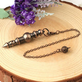Wicca Copper Pendulum Pendant for Dowsing Divination Meditation