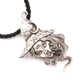 Wicca Crescent Moon Spells Witches Pendant Jewelery Gothic Necklaces