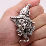 Wicca Crescent Moon Spells Witches Pendant Jewelery Gothic Necklaces