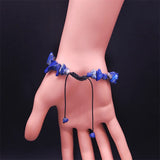 Wicca Lapis Lazuli Stone Choker Bracelet B1714S04