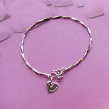 925 Sterling Silver Melon Seed Bracelet 1.8MM Thin Men Women Jewelry