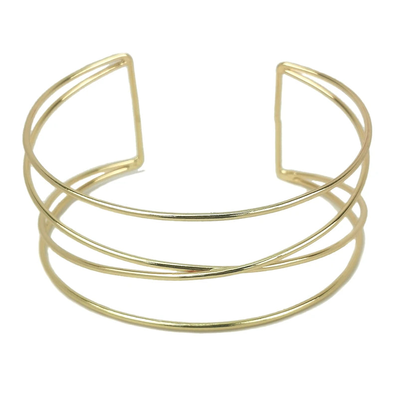 Alloy Torques Bib Neck Choker Necklace Indian Statement Collar for Women