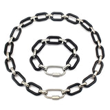 Acrylic Links Bracelet Screw Climbing Lock Punk Bracelet