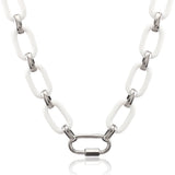 Acrylic Links Bracelet Screw Climbing Lock Punk Bracelet