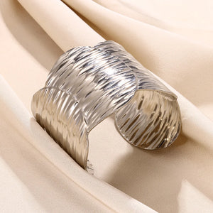 Stainless Steel Bangle for Women Minimalist Cuff Bangles