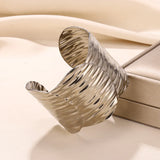 Stainless Steel Bangle for Women Minimalist Cuff Bangles