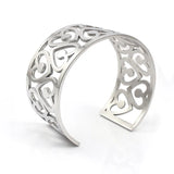Wide Cuff Bangle Bracelets 316l Stainless Steel Jewelry for Women