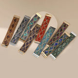 Bohemian Leather Bracelet with Magnetic Clasp