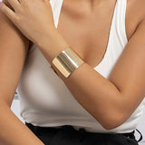 Metal Wrap Bracelets Bangles for Women Charms Cuff Nail Fashion