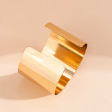 Metal Wrap Bracelets Bangles for Women Charms Cuff Nail Fashion