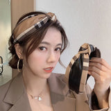 Wide Top Knot Hair Bands For Women Solid Cloth Headband