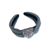 Wide Top Knot Hair Bands For Women Solid Cloth Headband