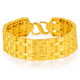 Thickened Tank Bracelet 24K Plated S Clasp Wedding Jewelry
