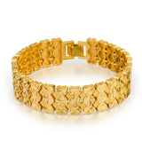24K Plated Love Bow Watch Chain Large Bracelet